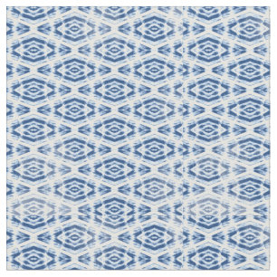 Tissu Shibori Blue Tie Dye Twist Abstrait