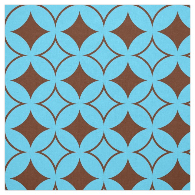 Tissu Shippo bleu et marron (Échantillon)