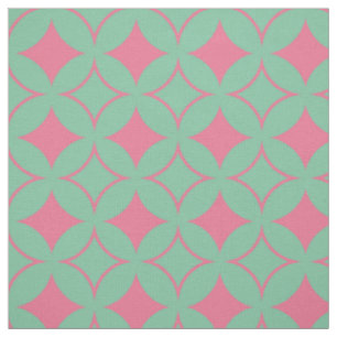 Tissu Shippo de menthe et de corail