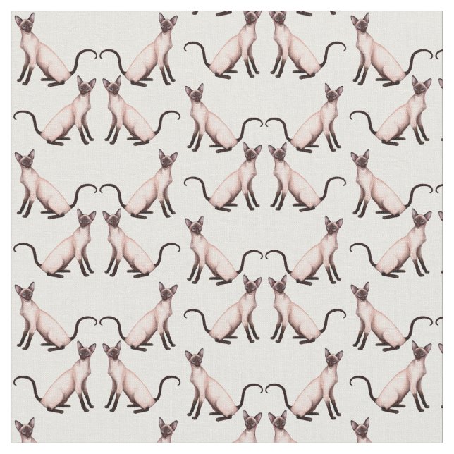 Tissu siamois décousu de chats d'Itty Kitty (Fermer)