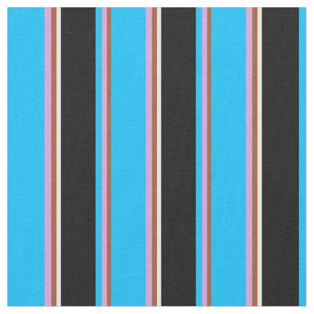 Tissu Sienne, Plum, Ciel profond bleu, Noir & Blanc coul (Fermer)
