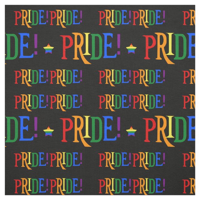 Tissu Signe de texte LGBT pride (Échantillon)