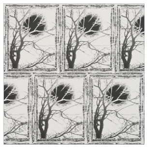 Tissu Silhouette au clair de lune