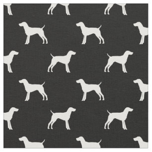 Tissu Silhouette de chien du Pointeur aux cheveux courts