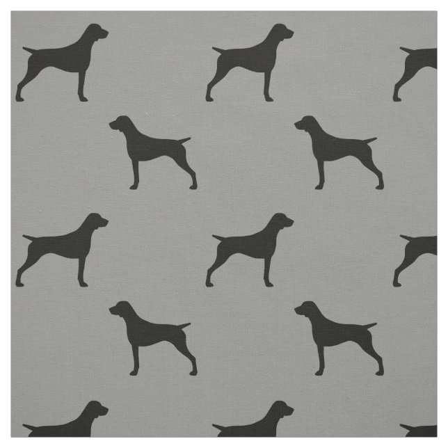 Tissu Silhouettes de chien Pointer Allemand à poil court (Échantillon)