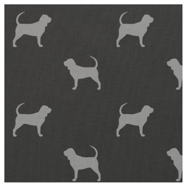 Tissu Silhouettes sanglantes Gris et Noir (Fermer)