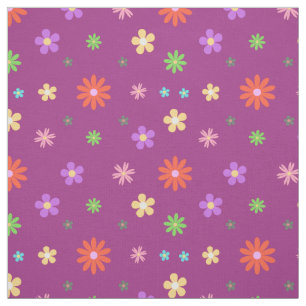 Tissu Simple mignon Floral Motif sans joint