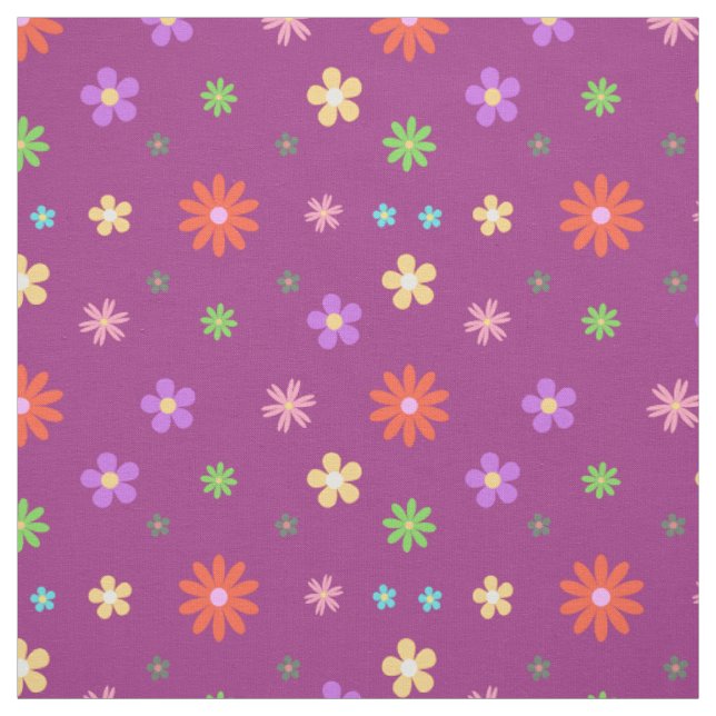 Tissu Simple mignon Floral Motif sans joint (Échantillon)