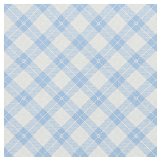 Tissu Simple Plaid Unisex Motif Bleu clair subtil (Fermer)