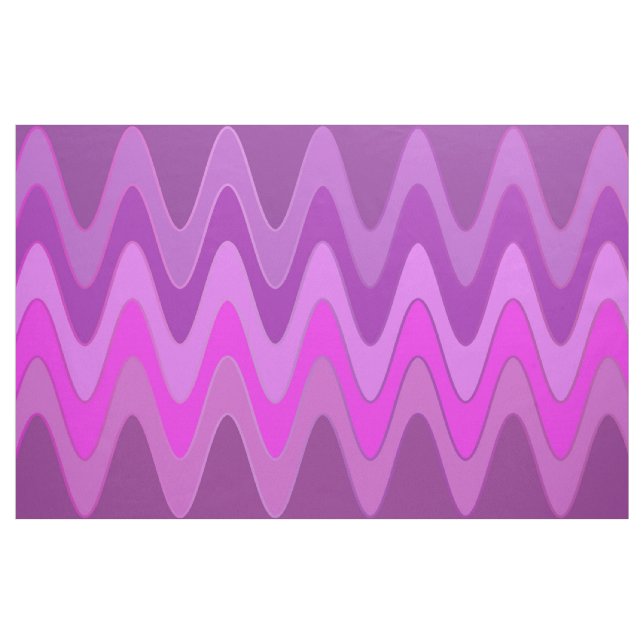 Tissu Sinus Waves rose + vos idées (Yard)