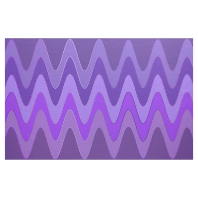 Tissu Sinus Waves violet violet + vos idées (Yard)