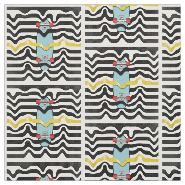 Tissu skateboard des années 70 (Échantillon)