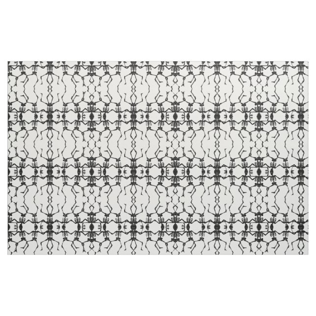 Tissu Skeletons dansants Cercle Halloween Thunder_Cove (Fat Quarter)