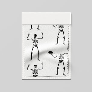 Tissu Skeletons D'Halloween, Baguette Ou Traite, Boo