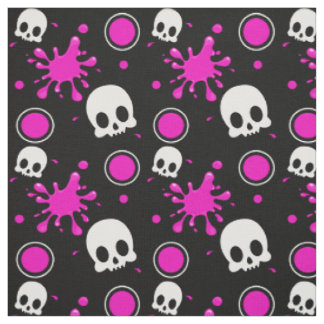 Tissu Skully (roses indien)