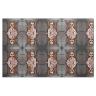Tissu SlipperyJoe's déplaisante poupée visage pâle sang