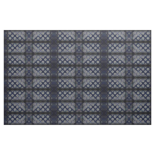 Tissu SlipperyJoe's Happy Hanoukka multiple Star de Davi (Yard)