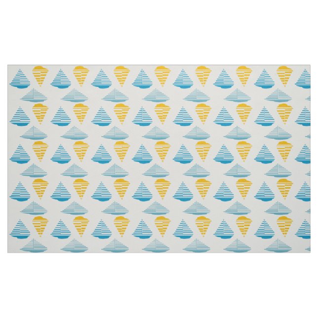 Tissu Sloops de navigation (Fat Quarter)