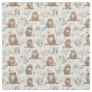 Tissu Slothful Whimsy : Whimsy Sloth
