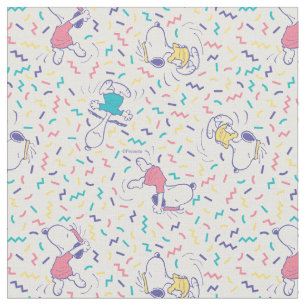 Tissu Snoopy Danse Rétro des Années 90