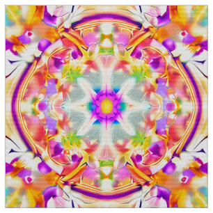 Tissu Soft Spring Pastels Tie Dye Motif