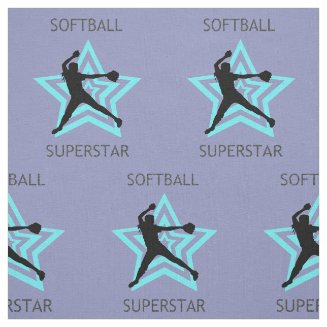 Tissu Softball Superstar Fabric (Échantillon)