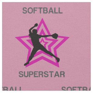 Tissu Softball Superstar Fabric
