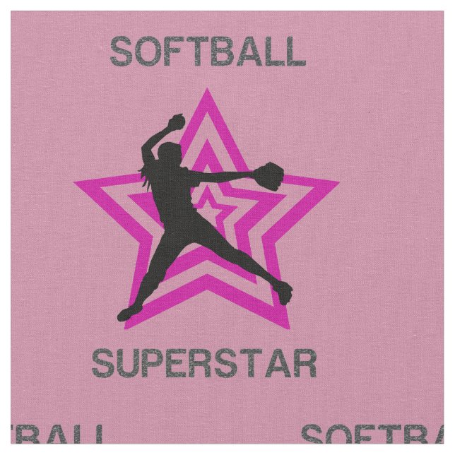Tissu Softball Superstar Fabric (Fermer)