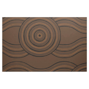 Tissu Sol d'art autochtone