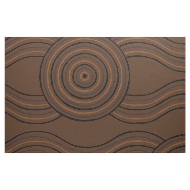 Tissu Sol d'art autochtone (Fat Quarter)