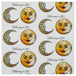 Tissu Soleil céleste et lune maman pour être