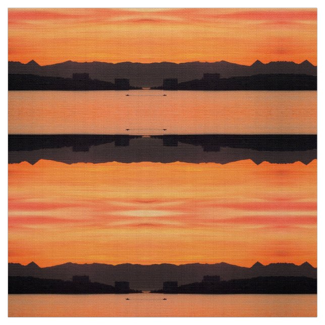 Tissu Soleil méditerranéen (Échantillon)