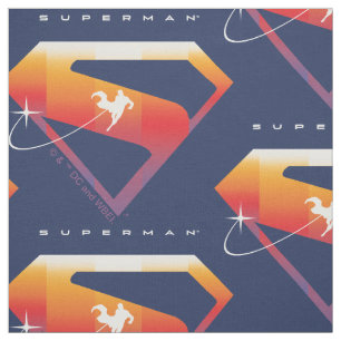Tissu Soleil Tourner Superman Shield