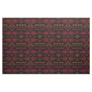 Tissu Sombre du sud-ouest   Couleurs rustiques foncées