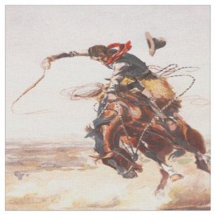 Tissu s'opposant de cheval de cowboy occidental