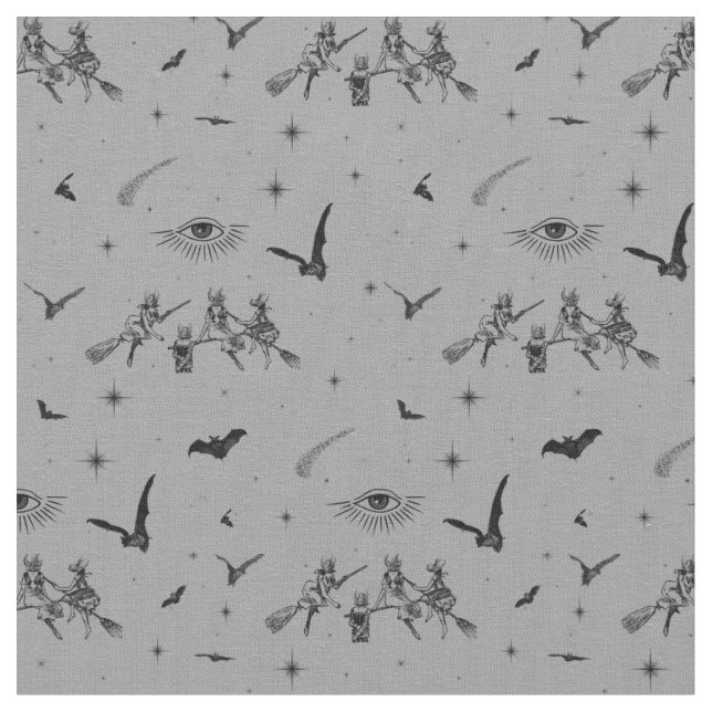 Tissu Sorcières chauves (Fermer)