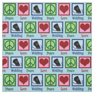 Tissu Soudure d'amour pour la paix