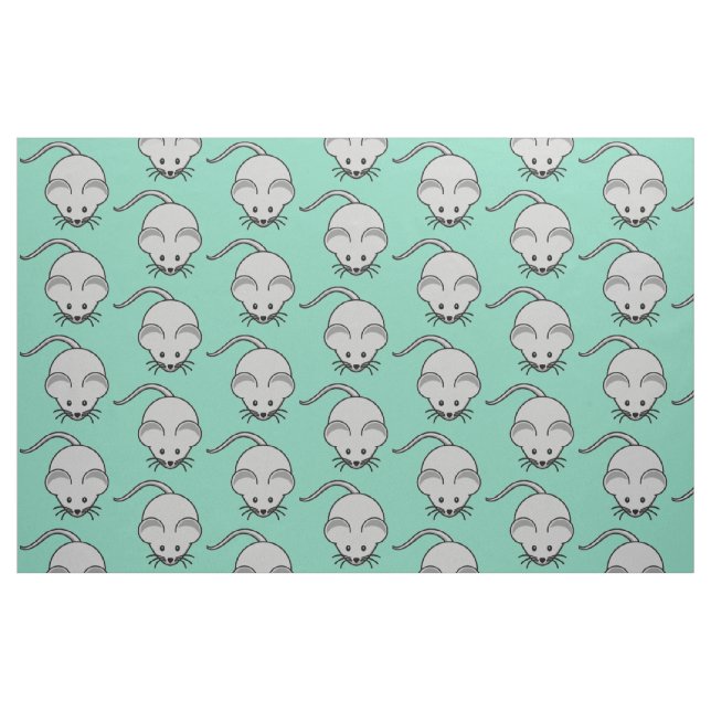 Tissu Souris adorable (Fat Quarter)