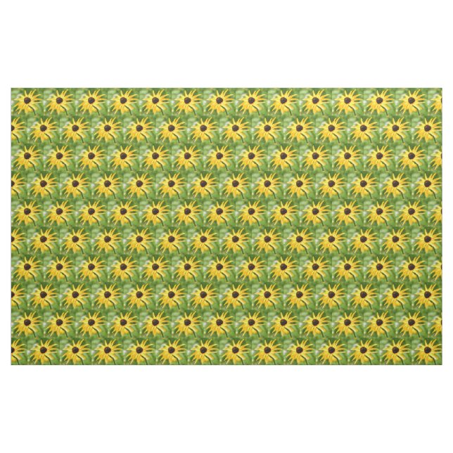 Tissu sousans à paupières jaunes et vertes (Yard)