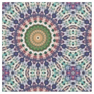 Tissu Spectral Mandala Abstrait