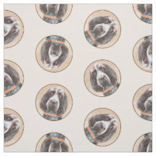 Tissu Spinone Italiano Peinture Roan Brown Cute Chien Ar
