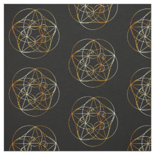 Tissu Spirale de Fibonacci la géométrie sacrée
