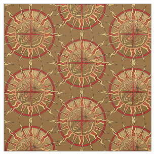 Tissu spirituel tribal d'éléments de tissu