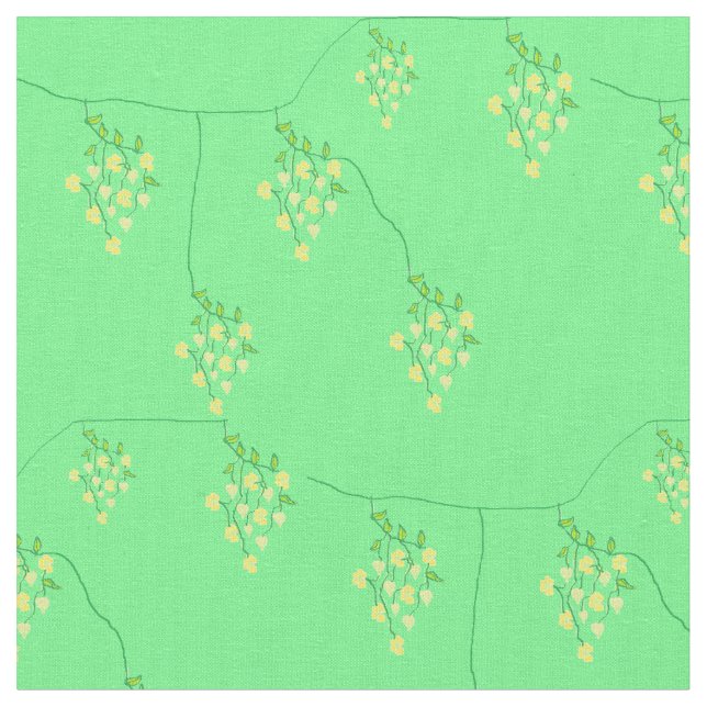 Tissu Spring Series (Green) par Kriyas Collection (Fermer)
