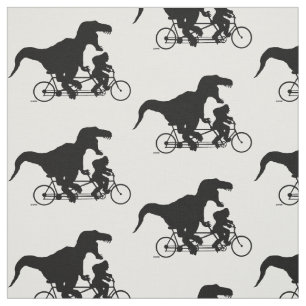 Tissu Squatchin allé faisant un cycle avec T-rex
