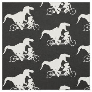 Tissu Squatchin allé faisant un cycle avec T-rex