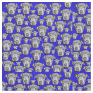 Tissu Staffordshire Puppy Visages,