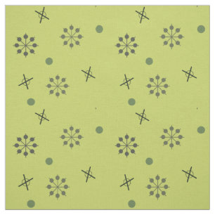 Tissu Starburst Spoutnik de l'ère atomique Chartreuse