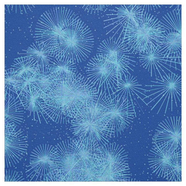Tissu Starbursts De Cristal De Glace, Arrière - plan Ble (Échantillon)