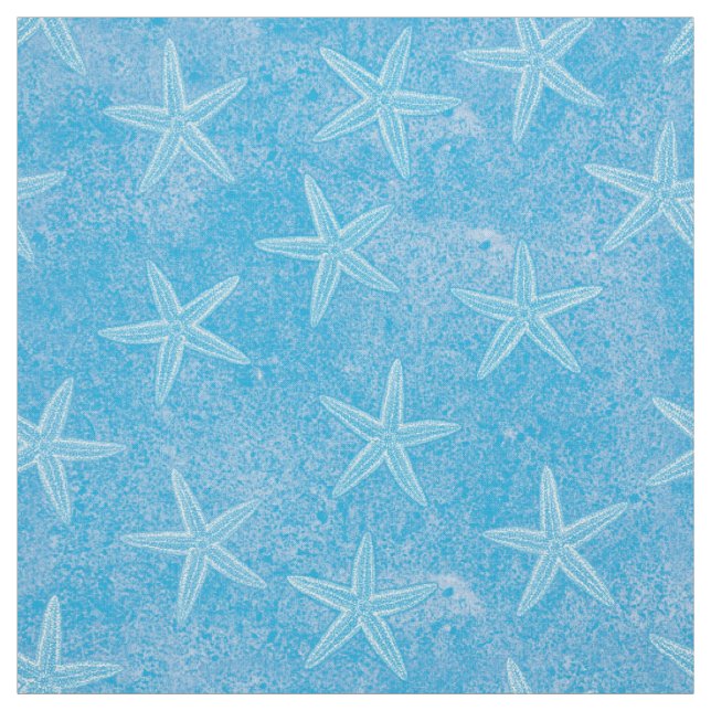 Tissu Starfish Aqua Blue (Échantillon)